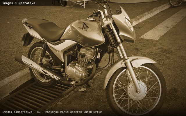 Honda Cg150 (imagem ilustrativa — foto do lote não publicada pelo leiloeiro)