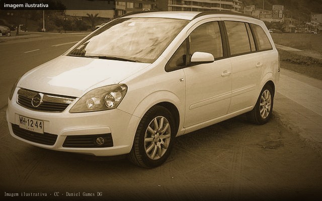 CHEVROLET Zafira Expression Zafira Expres. 2.0 MPFI FlexPower 5p Aut (imagem ilustrativa — foto do lote não publicada pelo leiloeiro)