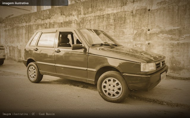 Fiat UNO Mille EX Uno Mille/ Mille EX/ Smart 4p (imagem ilustrativa — foto do lote não publicada pelo leiloeiro)