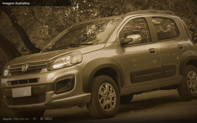 Fiat UNO Vivace 1.0 UNO VIVACE Celeb. 1.0 EVO F.Flex 8V 5p (imagem ilustrativa — foto do lote não publicada pelo leiloeiro)