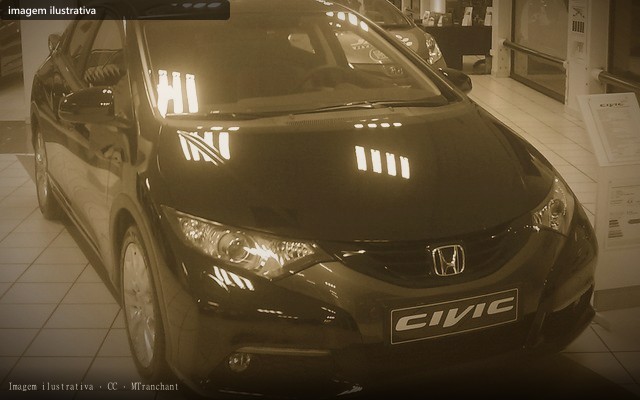 Honda Civic EXR Civic Sedan EXR 2.0 Flexone 16V Aut. 4p (imagem ilustrativa — foto do lote não publicada pelo leiloeiro)