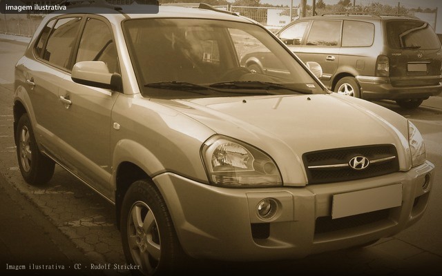 Hyundai Tucson GLS 27l Tucson 2.0 16V Aut. (imagem ilustrativa — foto do lote não publicada pelo leiloeiro)