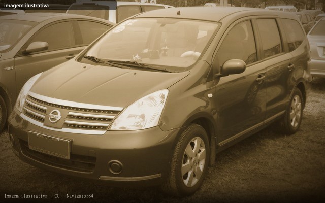 Nissan Livina 18sl LIVINA X-GEAR SL/X-GEAR 1.8 Flex F. Aut. (imagem ilustrativa — foto do lote não publicada pelo leiloeiro)
