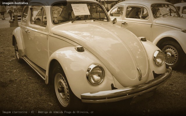 Volkswagen Fusca (imagem ilustrativa — foto do lote não publicada pelo leiloeiro)